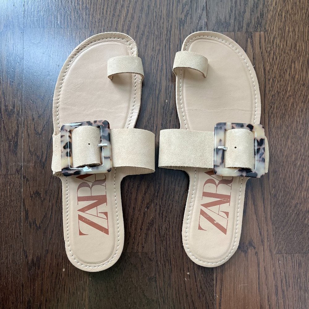 Zara Suede Sandals